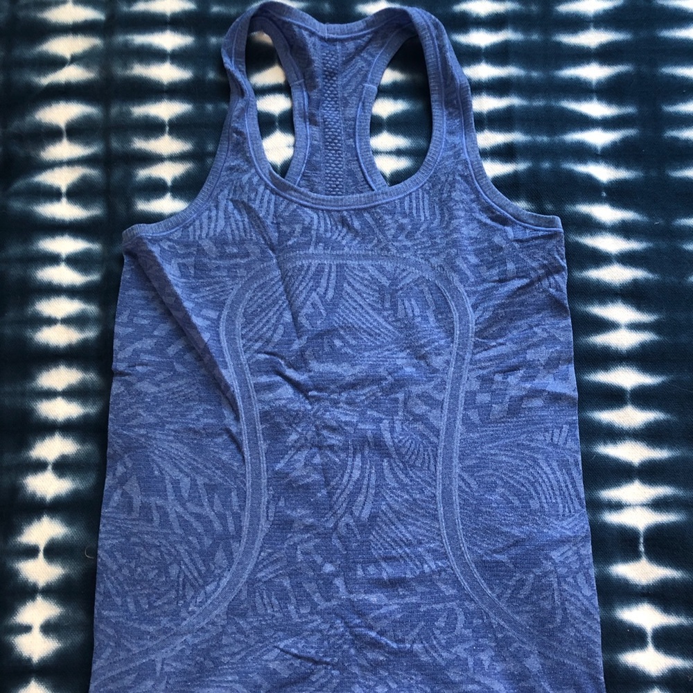 Lululemon Swiftly Blue Tank